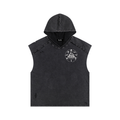 MCC Snow Washed Boxy Hooded Tank Top